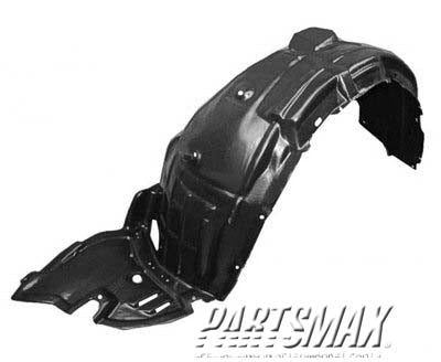 1250 | 2006-2007 LEXUS GS430 LT Front fender splash shield plastic liner | LX1250113|5380630090