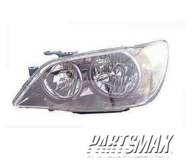 2502 | 2004-2005 LEXUS IS300 LT Headlamp assy composite HID; w/Sport Pkg | LX2502137|8115053100