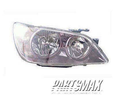 2503 | 2004-2005 LEXUS IS300 RT Headlamp assy composite HID; w/Sport Pkg | LX2503137|8111053100