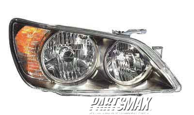 1160 | 2004-2005 LEXUS IS300 RT Headlamp assy composite HID; w/Sport Pkg; Special Design; Black | LX2503143|8111053200