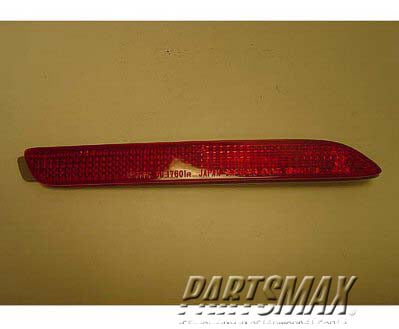 2831 | 2009-2014 TOYOTA MATRIX RT Rear reflector | LX2831100|8191008010