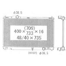 2870 | 2016-2018 LEXUS GS450h Radiator assembly | LX3010163|1640031A60