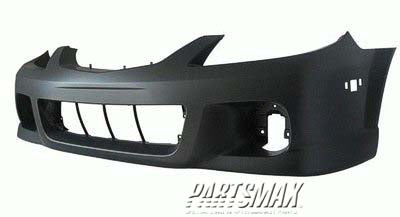 1000 | 2002-2003 MAZDA PROTEGE5 Front bumper cover 4dr hatchback; prime | MA1000181|BN5V50031BAA