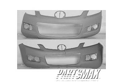 1000 | 2007-2009 MAZDA CX-7 Front bumper cover prime | MA1000211|EG2150031GBB