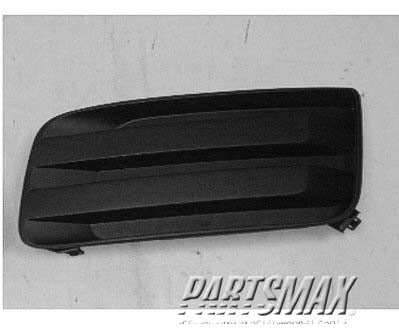 530 | 2007-2009 MAZDA CX-7 RT Front bumper insert w/o Fog Lamps | MA1039102|EG2150C11C