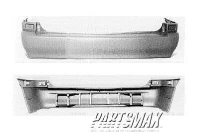 1100 | 1996-1998 MAZDA MPV Rear bumper cover ES | MA1100140|LB8350221DAA