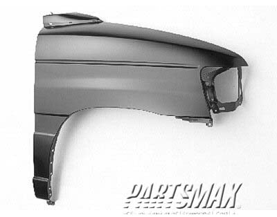 1241 | 1989-1993 MAZDA MPV RT Front fender assy all | MA1241113|LA0152110C