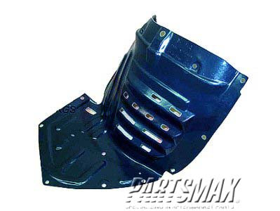 130 | 2004-2008 MAZDA RX-8 LT Front fender inner panel plastic liner; front | MA1248127|F1515614YB