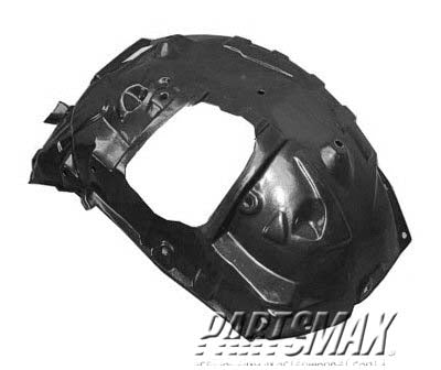 1250 | 2006-2015 MAZDA MX-5 MIATA LT Front fender splash shield upper; plastic liner | MA1250103|NE5156140J