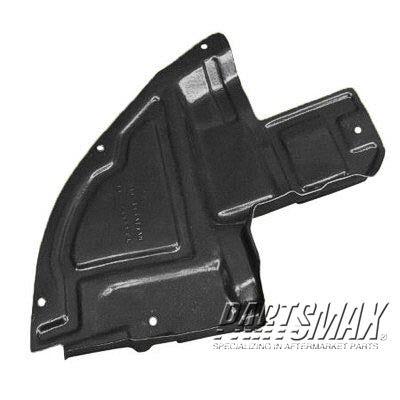 150 | 2007-2009 MAZDA CX-9 LT Front fender splash shield  | MA1250113|TD1156142A