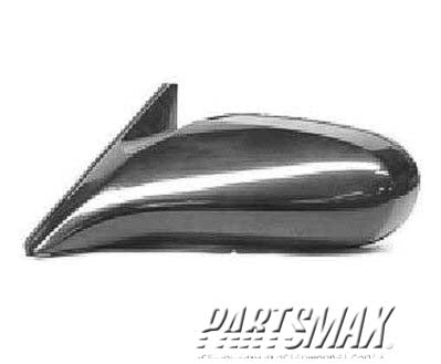 1700 | 1998-1999 MAZDA 626 LT Mirror outside rear view manual remote; black | MA1320132|GD7B69180C