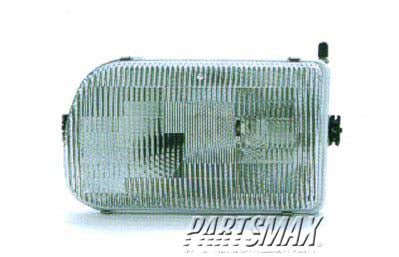 2502 | 1994-1997 MAZDA B4000 LT Headlamp assy composite all | MA2502110|ZZM051040