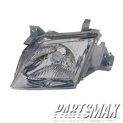 2519 | 2000-2001 MAZDA MPV RT Headlamp lens/housing all | MA2519104|LC62510K0B