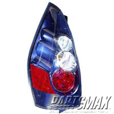 2070 | 2006-2007 MAZDA 5 LT Taillamp assy all | MA2800130|CC4351160C