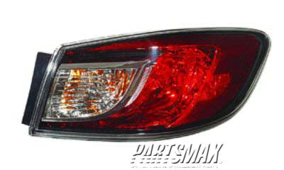 2801 | 2010-2013 MAZDA 3 RT Taillamp assy Sedan; Std Type | MA2801144|BBM451150G