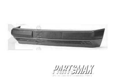 1003 | 1986-1989 MERCEDES-BENZ 300E Front bumper assembly assembly - includes absorber/strip/brackets | MB1000129|1248802570