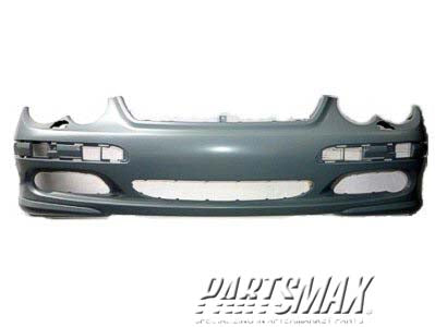 250 | 2002-2004 MERCEDES-BENZ C230 Front bumper cover 2dr coupe; w/o AMG; w/headlamp washers; prime | MB1000202|2038854725