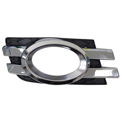 1039 | 2007-2009 MERCEDES-BENZ GL320 RT Front bumper insert X164; Fog Lamp Bezel; w/Curve Lighting; Chrome/Black | MB1039122|1648800824