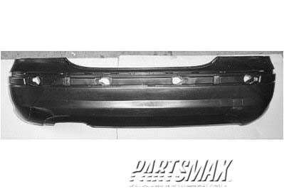 2430 | 2006-2007 MERCEDES-BENZ C350 Rear bumper cover Sedan; w/AMG Styling Pkg; w/o Sport Model; prime | MB1100207|2038852125