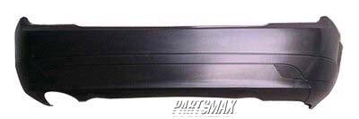 1100 | 2008-2009 MERCEDES-BENZ C230 Rear bumper cover w/o AMG Styling Pkg; w/o Sport Pkg; w/Classic Pkg; w/o Parktronic; prime | MB1100285|20488506259999