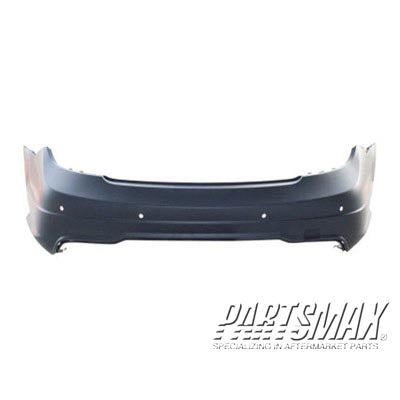1100 | 2012-2014 MERCEDES-BENZ C63 AMG Rear bumper cover W204; Coupe/Sedan; w/Parktronic; prime | MB1100288|20488093479999
