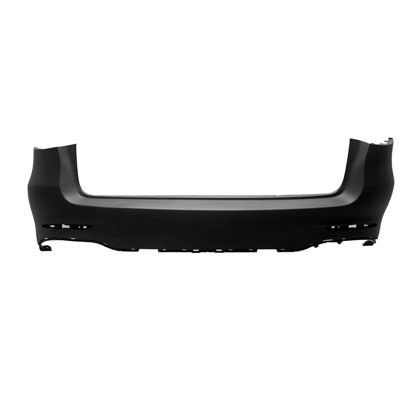 1114 | 2016-2019 MERCEDES-BENZ GLC300 Rear bumper cover upper X253; SUV; w/Sport Pkg; w/Active Park; w/Reflector Holes; prime | MB1114107|25388516019999