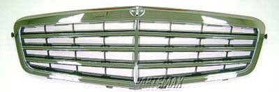 1200 | 2010-2013 MERCEDES-BENZ E63 AMG Grille assy W212; Sedan; w/o Distronic Cruise Control; w/Avantgarde Pkg | MB1200155|21288010839040