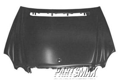 1230 | 2007-2009 MERCEDES-BENZ E550 Hood panel assy Steel | MB1230122|211880045728-PFM