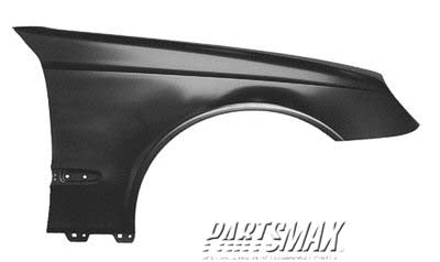 1241 | 2003-2006 MERCEDES-BENZ E500 RT Front fender assy W211; w/o S/LP Hole; Steel | MB1241131|2118801418-PFM