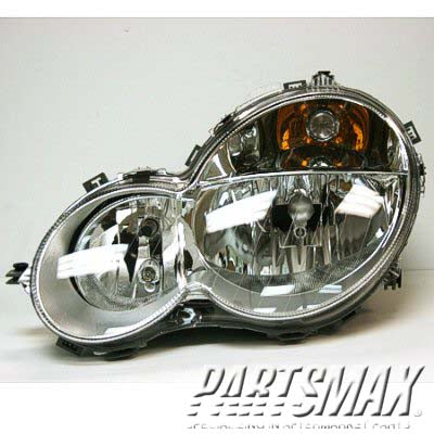 2502 | 2002-2006 MERCEDES-BENZ C230 LT Headlamp assy composite Coupe; Halogen | MB2502110|203820095964