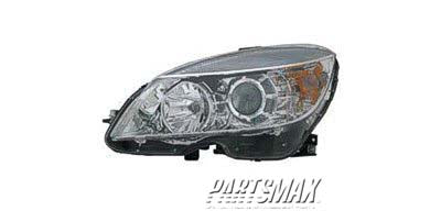 2502 | 2008-2011 MERCEDES-BENZ C300 LT Headlamp assy composite W204; Halogen; From 2-9-07; Chrome Bezel | MB2502163|204906550380