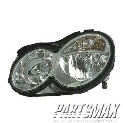 2502 | 2003-2006 MERCEDES-BENZ CLK500 LT Headlamp assy composite Halogen; To 3-31-06 | MB2502173|2098200561