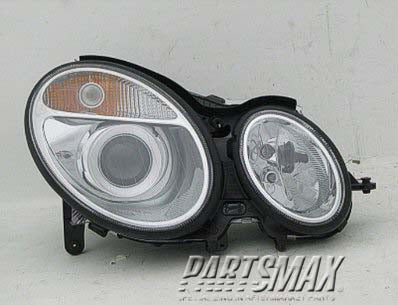 2503 | 2004-2005 MERCEDES-BENZ E500 RT Headlamp assy composite 4dr sedan; halogen; w/o cornering lamps | MB2503108|2118200461