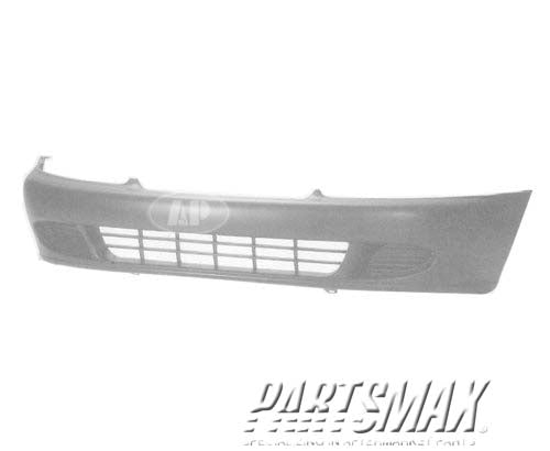 1000 | 1993-1996 EAGLE SUMMIT Front bumper cover 4dr sedan; DL/LX; prime | MI1000207|MB945841