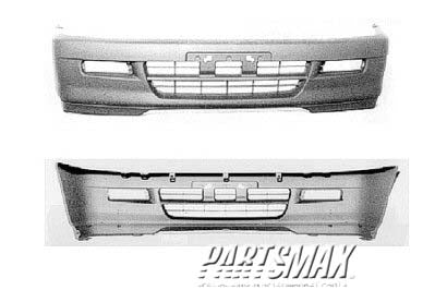 1000 | 1997-1999 MITSUBISHI MONTERO SPORT Front bumper cover w/fender flares; w/o fog lamps | MI1000263|MR325886