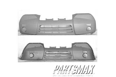 250 | 2003-2006 MITSUBISHI MONTERO Front bumper cover prime | MI1000289|MN133639HB