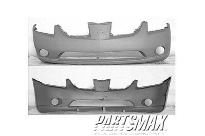 250 | 2004-2006 MITSUBISHI GALANT Front bumper cover prime | MI1000298|6400B276