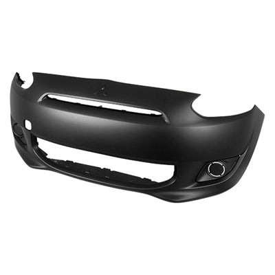 1000 | 2014-2015 MITSUBISHI MIRAGE Front bumper cover DS; w/o Fog Lamps; prime | MI1000338|6400D340