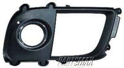 520 | 2008-2011 MITSUBISHI LANCER LT Front bumper insert EVOLUTION; Fog Lamp Bezel | MI1038109|8321A133