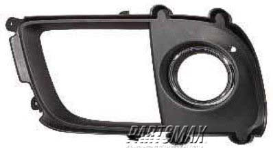 530 | 2008-2011 MITSUBISHI LANCER RT Front bumper insert EVOLUTION; Fog Lamp Bezel | MI1039109|8321A134