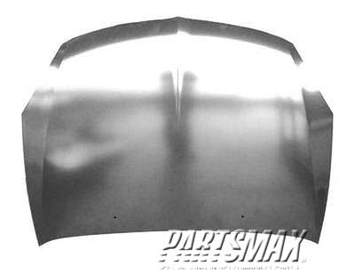10 | 2004-2005 MITSUBISHI LANCER Hood panel assy except Evolution | MI1230210|MN150618