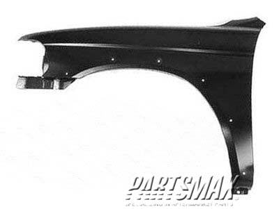 1240 | 2000-2004 MITSUBISHI MONTERO SPORT LT Front fender assy w/flare holes | MI1240149|MR508031