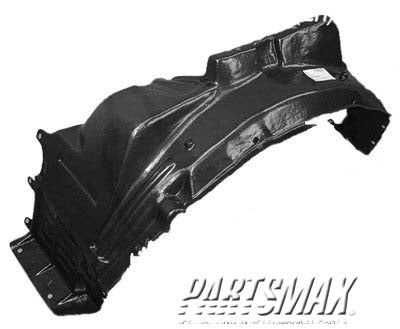 130 | 2002-2004 MITSUBISHI LANCER LT Front fender inner panel fender liner; except Evolution | MI1248106|MR539629