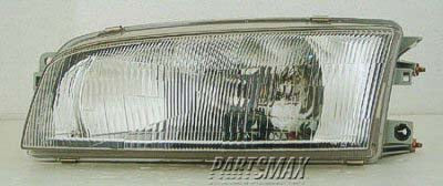 1150 | 1997-2002 MITSUBISHI MIRAGE LT Headlamp assy composite 4dr sedan | MI2502114|MR476689