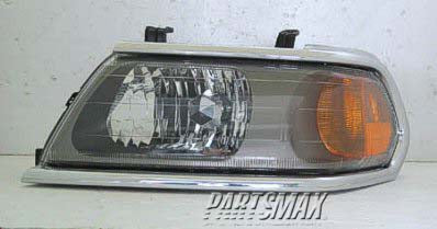 2502 | 2000-2004 MITSUBISHI MONTERO SPORT LT Headlamp assy composite w/bright bezel; from 3/00 | MI2502121|MR566767
