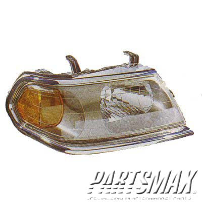 1150 | 2000-2000 MITSUBISHI MONTERO SPORT LT Headlamp assy composite w/bright bezel; to 2/00 | MI2502130|MR496351