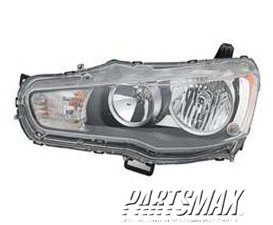 2502 | 2008-2009 MITSUBISHI LANCER LT Headlamp assy composite Halogen; To 11-08 | MI2502139|8301B075