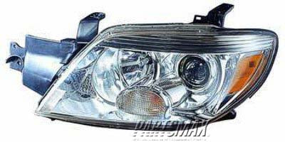 2502 | 2005-2006 MITSUBISHI OUTLANDER LT Headlamp assy composite LS|SE|XLS | MI2502145|8301A243