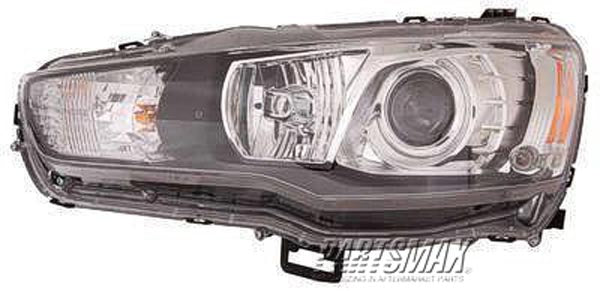 2502 | 2008-2015 MITSUBISHI LANCER LT Headlamp assy composite HID | MI2502148|8301C363