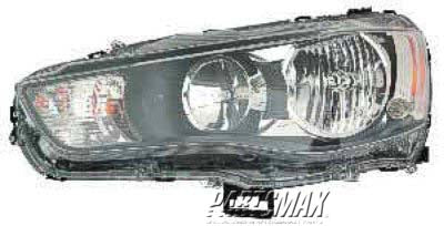 2502 | 2010-2013 MITSUBISHI OUTLANDER LT Headlamp assy composite Halogen | MI2502157|8301C417